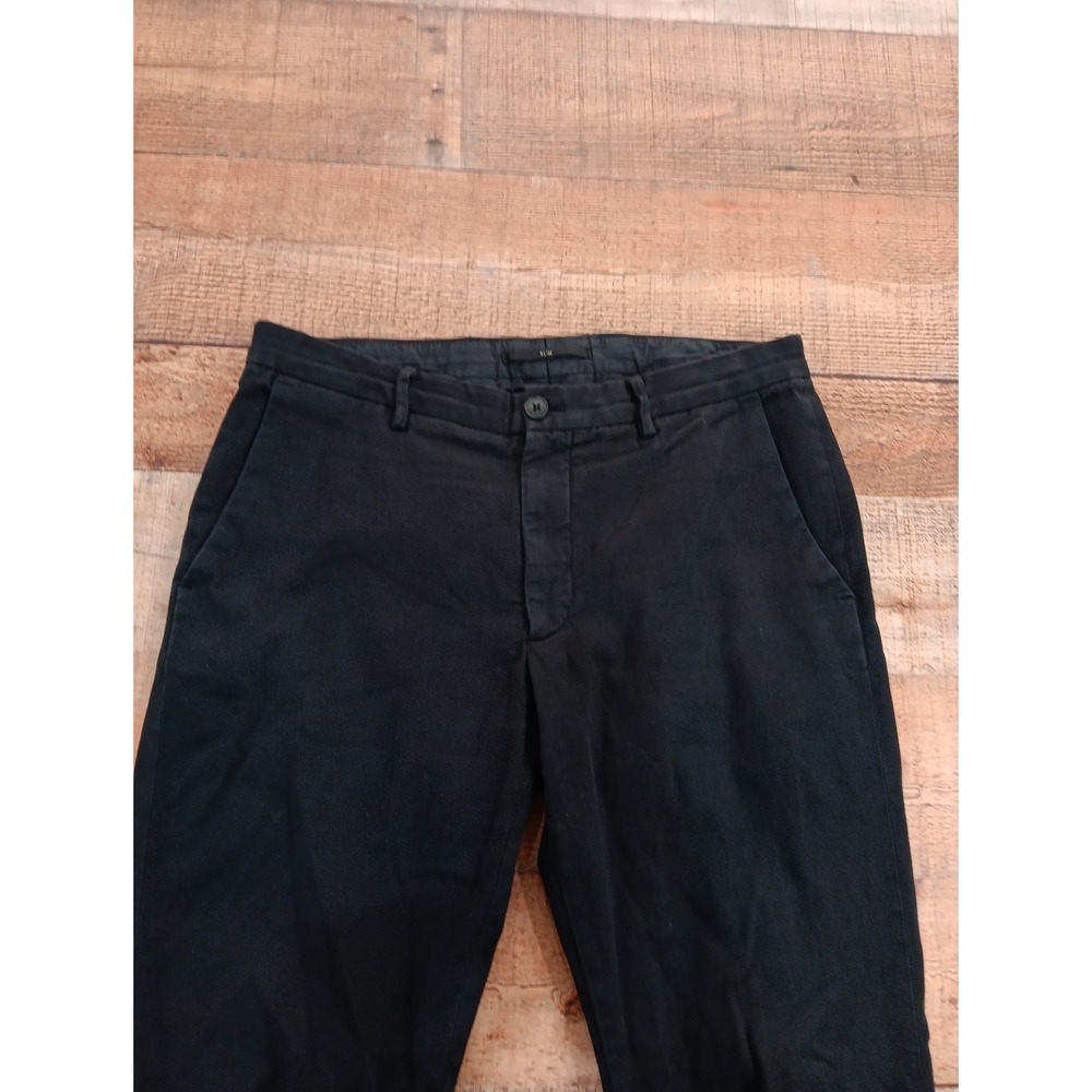 Z Zegna Jeans‎ Men's 48x33 Black Slim Fit Stretch Twill Moleskin Pants 2273